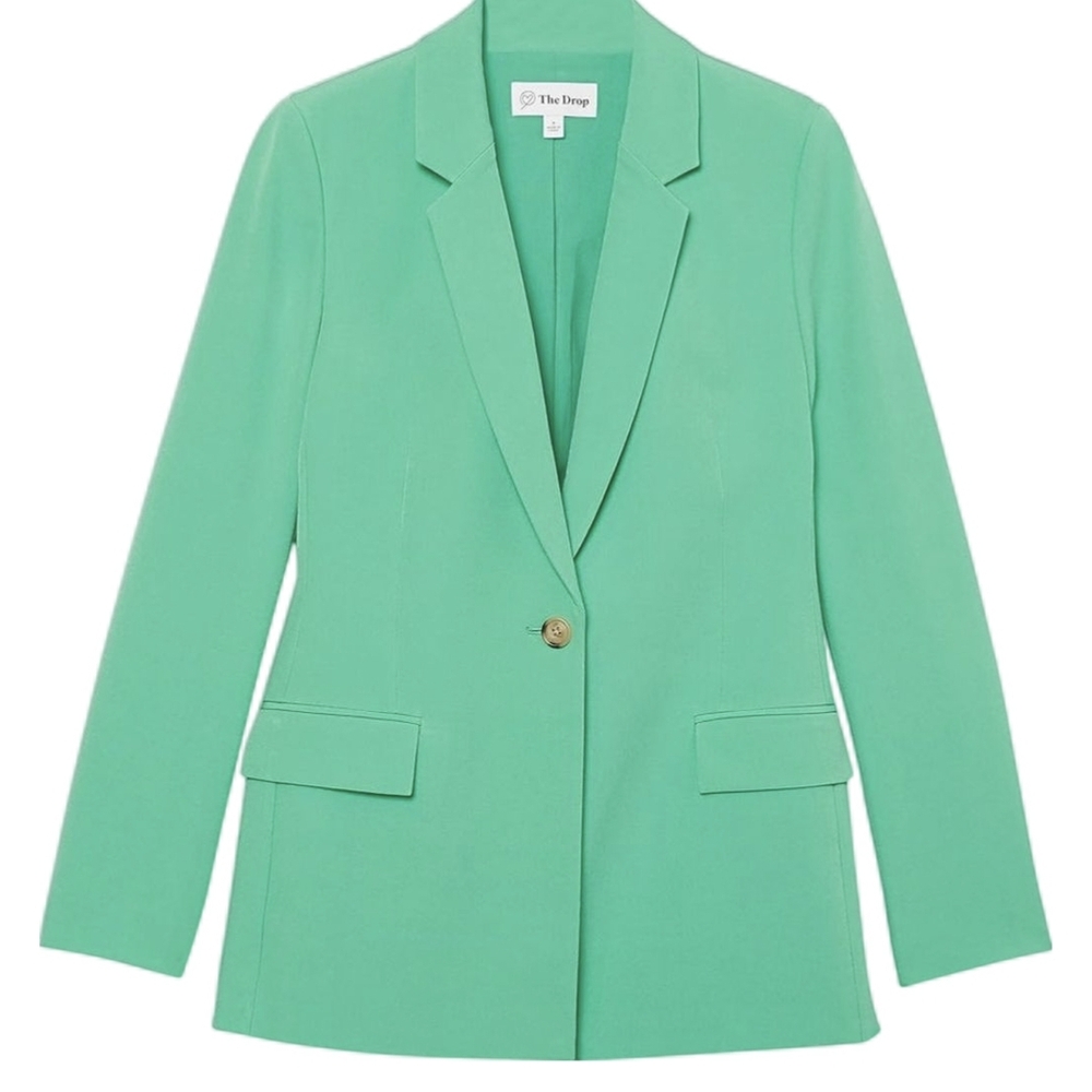 The Drop Women's Vibrant Green Blazer